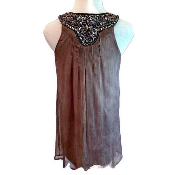 Anthropologie Epilogue Babydoll Dress Sz L - Picture 2 of 6